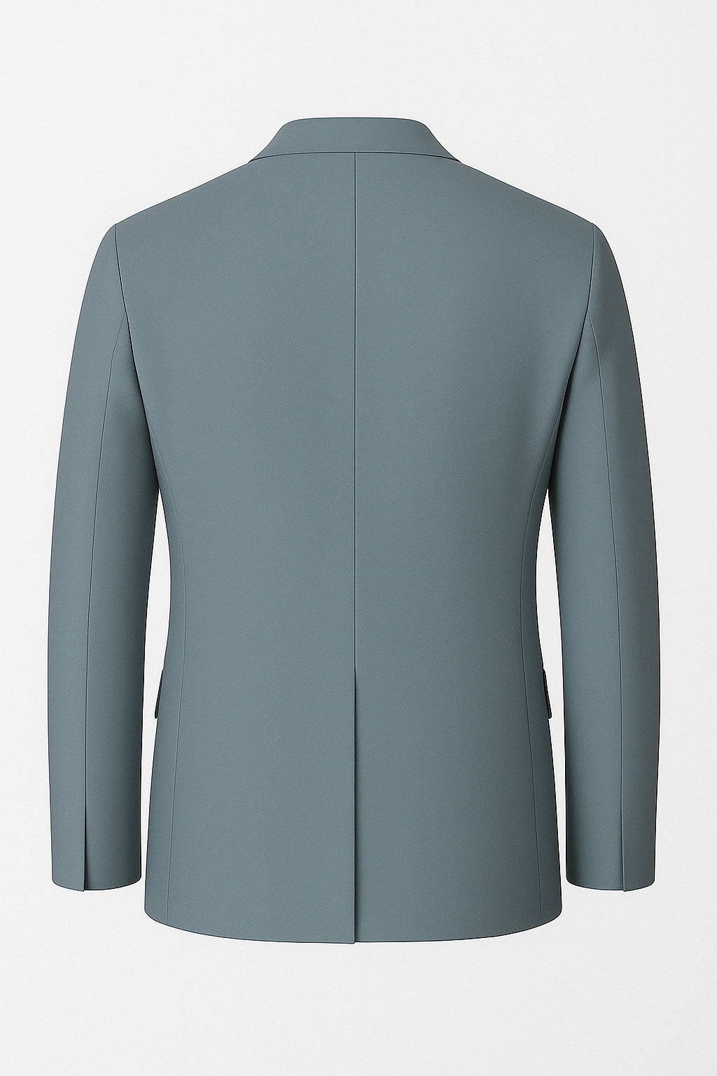 Single-Breasted Jacket Light Blue