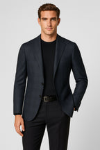 Prince of Wales Slim-Fit Jacket - Grey