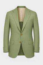 Linen & Viscose Blazer - Green