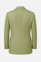 Linen & Viscose Blazer - Green