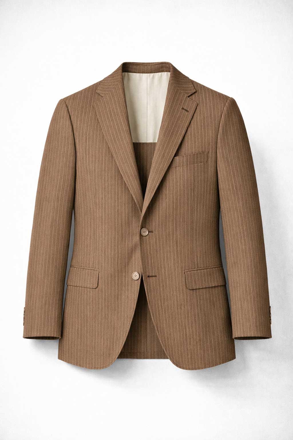 Brent Pinstripe Jacket - Aqua